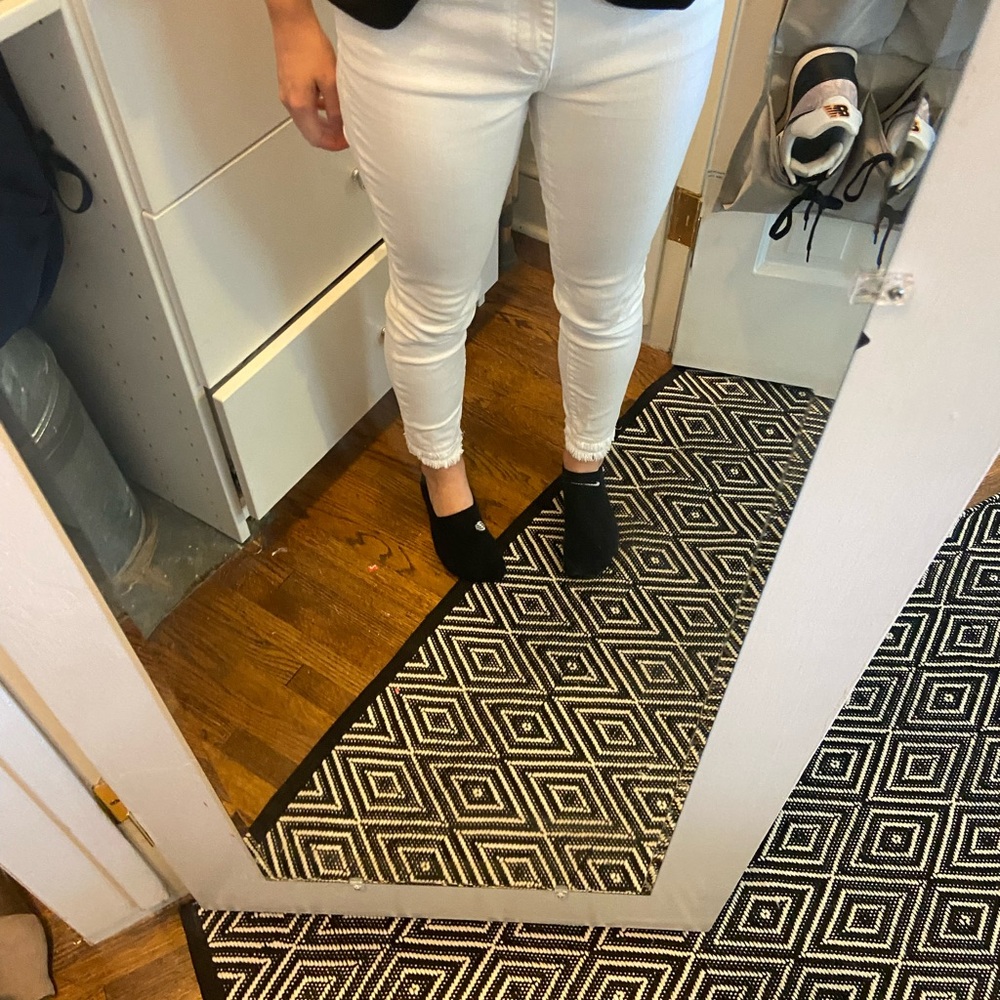 Loft white jeans, 26